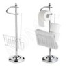 06029 STOJAK WC GAZETOWNIK CHROM