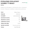 08123 PODAJNIK NA PAPIER TOALET. BIAŁO-CZARNY