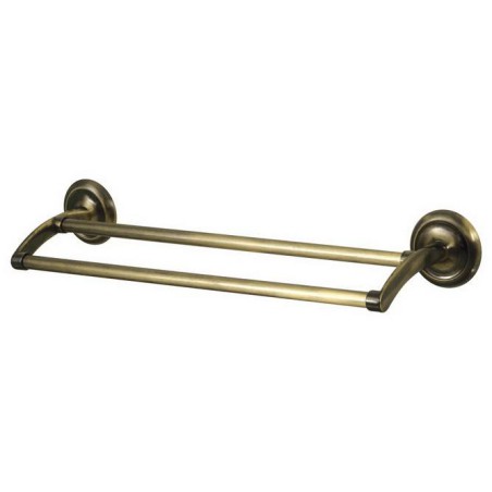00411 Deco wieszak kąpielowy podwójny 610 mm metal/mosiądz